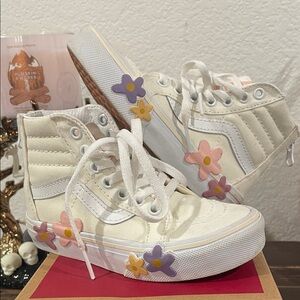 Vans Sk8-Hi zip flower